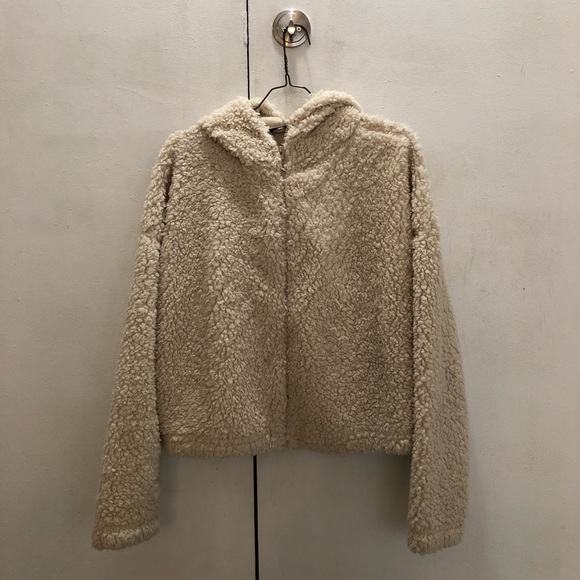 Cream fleece co-ord set - Picture 1 of 3